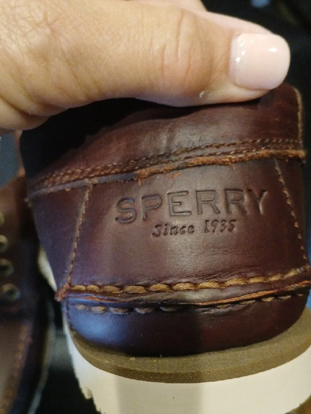 Sperry Brown Leather 2-Eye Classic Boat Shoes